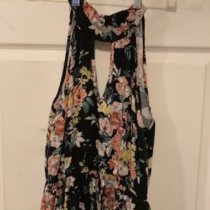 super cute floral dress! ankle length, true to size and great for summer!